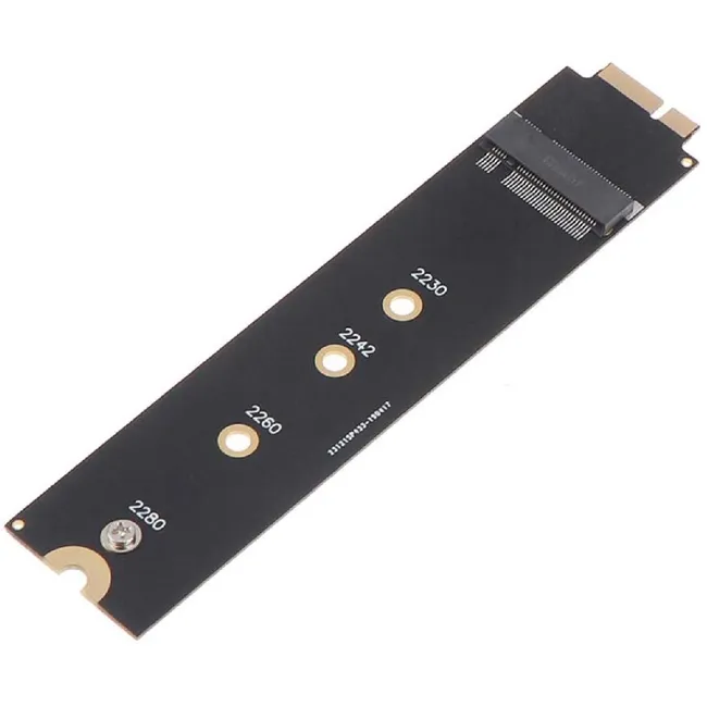 Alfais 4879 M.2 Ssd To 18(6+12) Pin Çevirici Dönüştürücü Kart Adaptör (Macbook için)