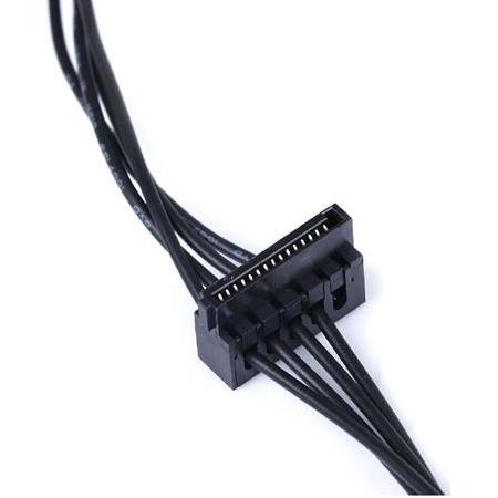 Alfais 4852 Mini 4 Pin 2x Sata Ssd Power Supply Anakart Hdd Güç Kablosu