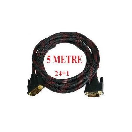 Alfais 4527 Dvi To Dvi 24+1 5M Görüntü PC Monitör Kablosu