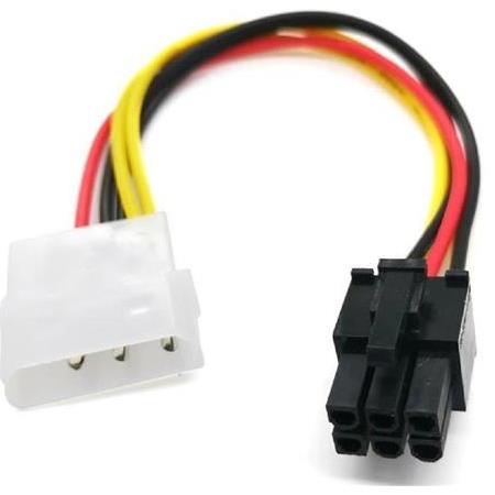 Alfais 4978 Molex 4 Pin 6 Pin Pci-e Dönüştürücü Ekran Kartı Güç Power Kablosu