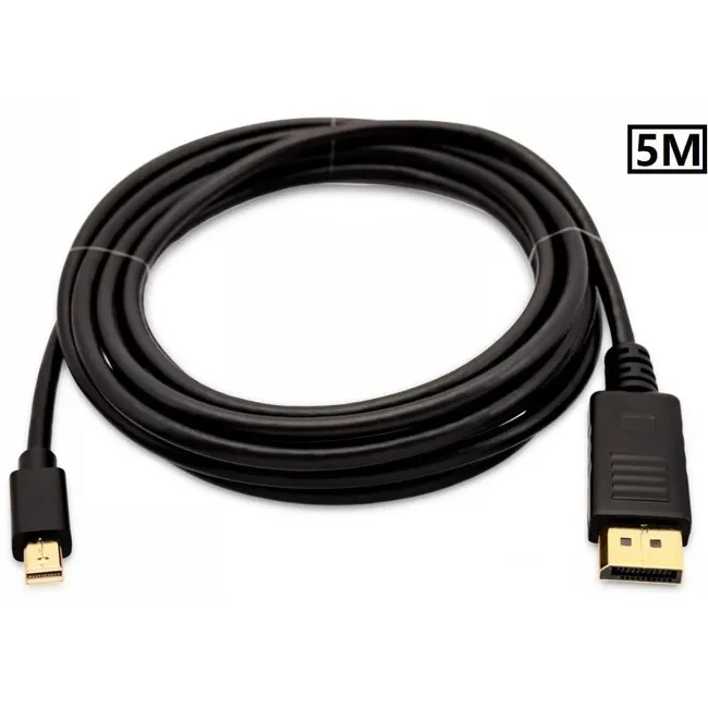 Alfais 4742 Mini Displayport To Displayport 5 Metre Çevirici Dönüştürücü Adaptör Monitör Kablosu