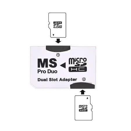 Alfais 4304 Micro Sd Memory Stick Pro Duo Çevirici Dönüştürücü Hafıza Kartı Adaptörü