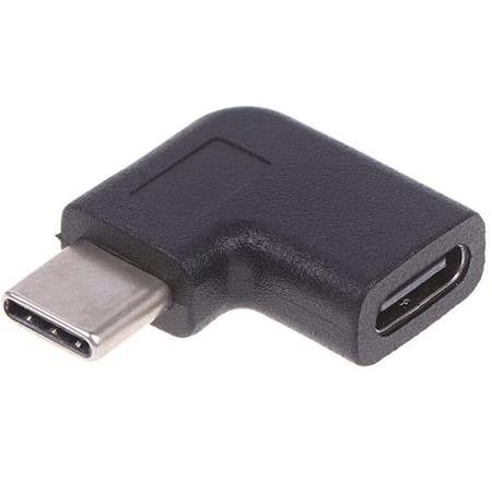 Alfais 4460 Type C Dişi Erkek 90 Derece Dirsek 2in1 Çevirici Dönüştürücü Adaptör