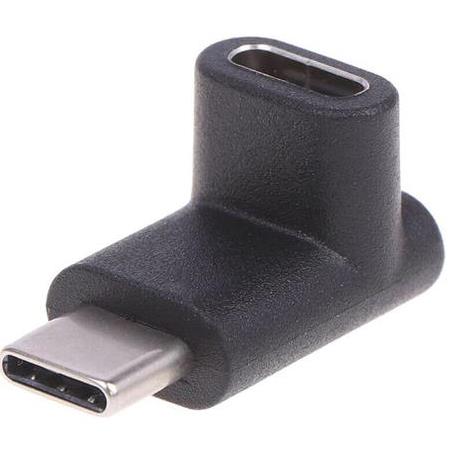 Alfais 4460 Type C Dişi Erkek 90 Derece Dirsek 2in1 Çevirici Dönüştürücü Adaptör