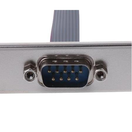 Alfais 4991 Rs232 Serial Com Port DB 9 To 10 pin Pci Anakart Braket Kablosu