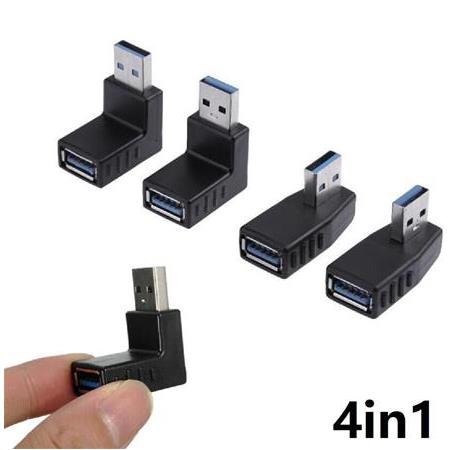 Alfais 4461 Usb 3.0 90 Derece Çevici Dönüştürücü Adaptör Seti 4in1