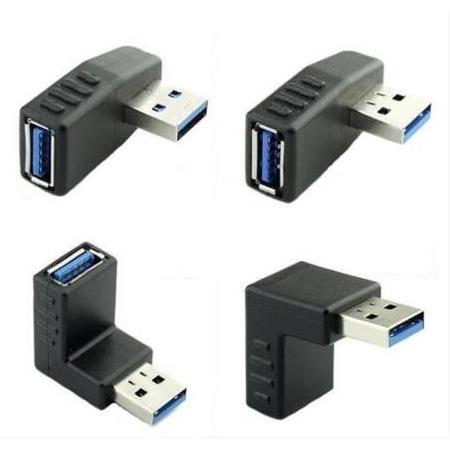 Alfais 4461 Usb 3.0 90 Derece Çevici Dönüştürücü Adaptör Seti 4in1