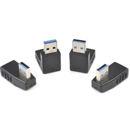 Alfais 4461 Usb 3.0 90 Derece Çevici Dönüştürücü Adaptör Seti 4in1