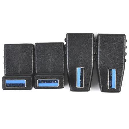 Alfais 4461 Usb 3.0 90 Derece Çevici Dönüştürücü Adaptör Seti 4in1