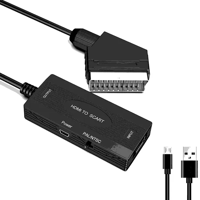 Alfais 5226 Hdmi To Scart 1080p Hd AV Video Çevirici Dönüştürücü Adaptör