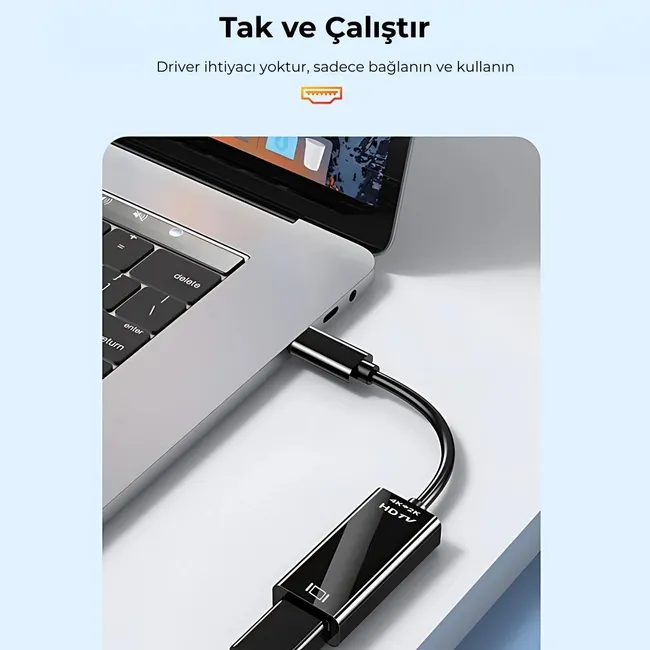 Alfais 5147 Type C  To Hdmi Çevirici Dönüştürücü Adaptör