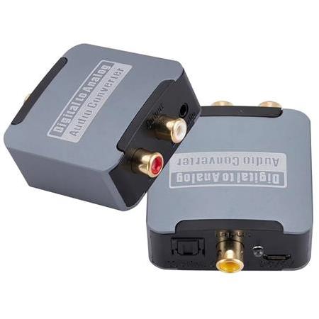 Alfais 4865 Dijital To Analog 3.5mm Optik Ses Tos Çevirici Dönüştürücü Adaptör