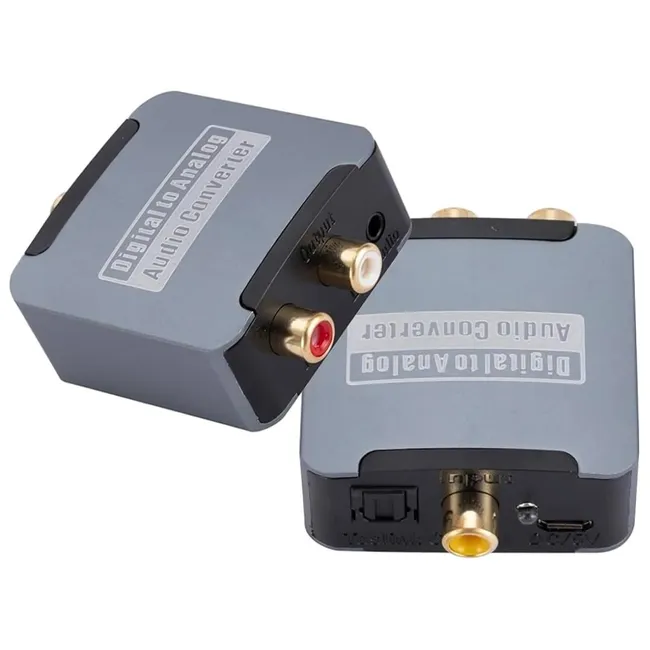 Alfais 4865 Dijital To Analog 3.5mm Optik Ses Tos Çevirici Dönüştürücü Adaptör