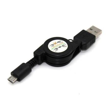 Alfais 4697 Makaralı Zip Micro Usb Data Şarj Kablosu Veri Telefon