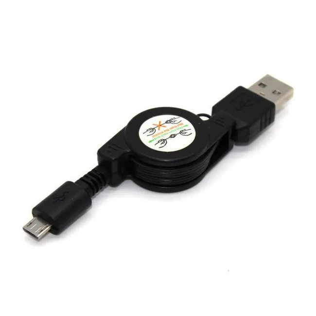 Alfais 4697 Makaralı Zip Micro Usb Data Şarj Kablosu Veri Telefon