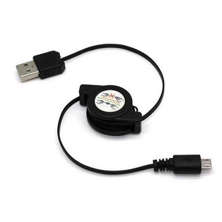 Alfais 4697 Makaralı Zip Micro Usb Data Şarj Kablosu Veri Telefon