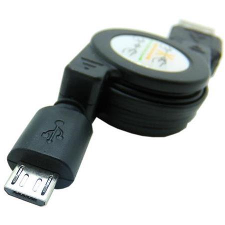 Alfais 4697 Makaralı Zip Micro Usb Data Şarj Kablosu Veri Telefon