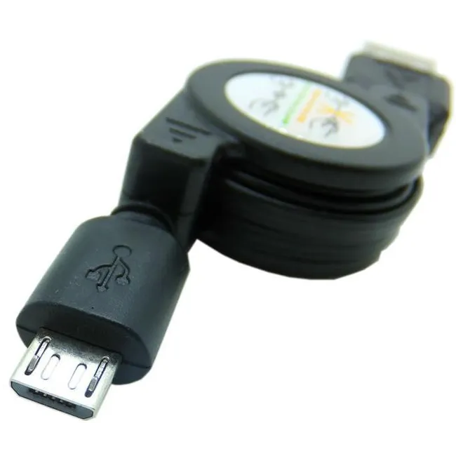 Alfais 4697 Makaralı Zip Micro Usb Data Şarj Kablosu Veri Telefon