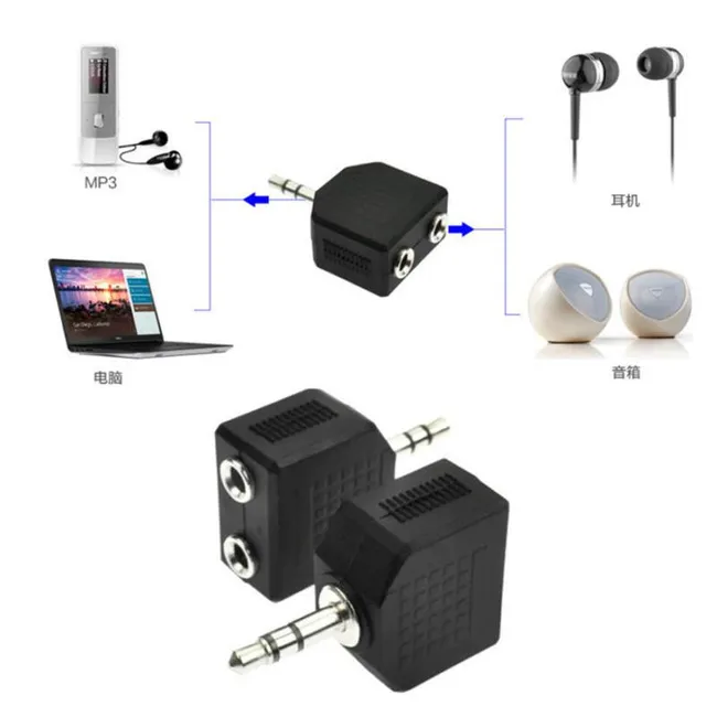Alfais 4704 Kulaklık Çoklayıcı 3.5mm Ses Switch Splitter