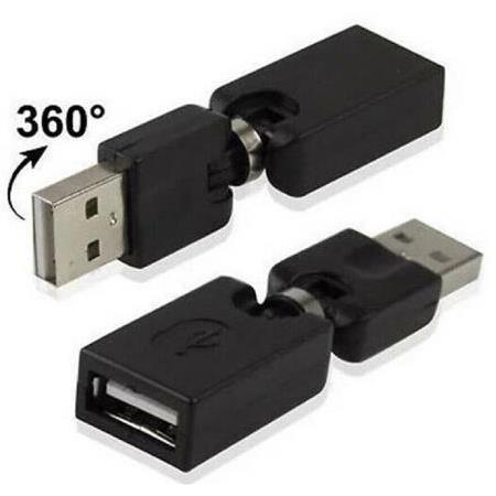 Alfais 5264 Usb To Dişi Erkek 360 Derece Dönebilen Çevirici Dönüştürücü Adaptör