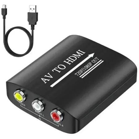 Alfais 4379 Rca Av To Hdmi Çevirici 3RcA Dönüştürücü Adaptör 1080p