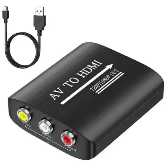 Alfais 4379 Rca Av To Hdmi Çevirici 3RcA Dönüştürücü Adaptör 1080p