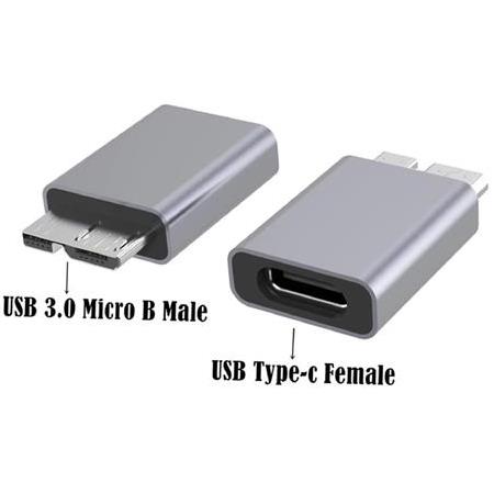 Alfais 4570 Usb Type C To Micro B Usb Çevirici Dönüştürücü Adaptör