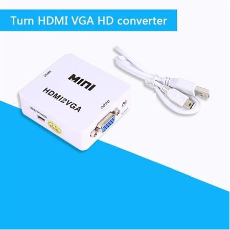 Alfais 4314 Hdmi To VGA Çevirici Adaptör Monitör Tv Dönüştürücü