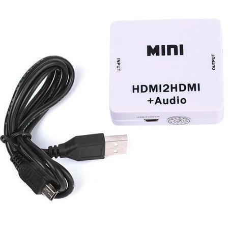 Alfais 4437 Hdmi To Hdmi + 3.5mm Ses Sistemi Dijital Çevirici Ayırıcı Adaptör
