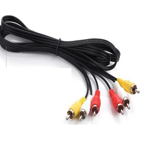 Alfais 5007 3Rca To 3 Rca Ses Görüntü Tos Scart Kablosu 3 Metre