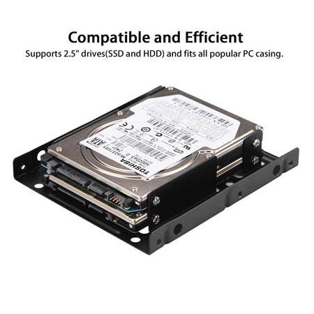 Alfais 4454 Ssd Ve 2.5 Disk İçin To 3.5 İnç Çevirici Hdd Kızak Yuvası