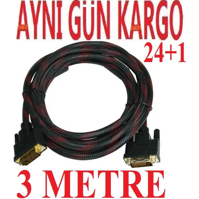 Alfais 4632 Dvi To Dvi Görüntü Monitör Kablosu 3 Metre