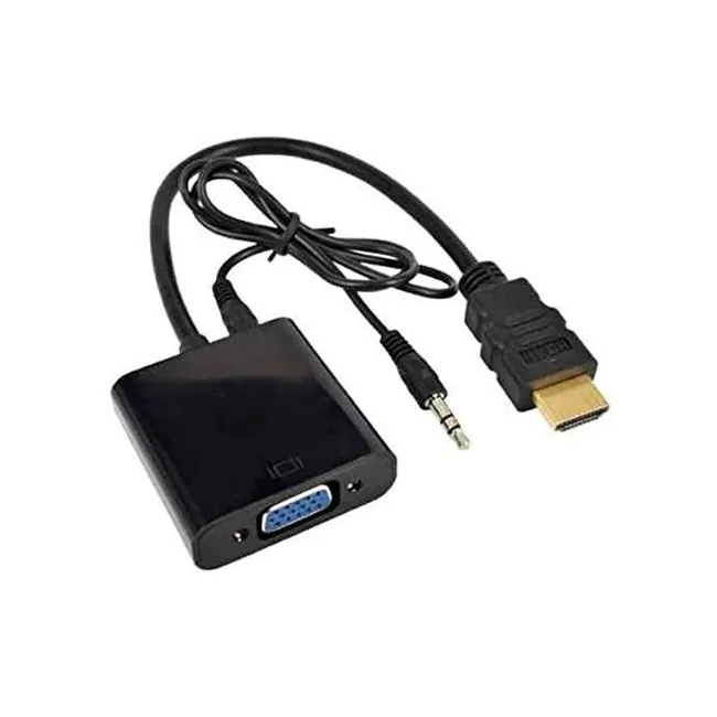 Alfais 4488 Hdmi To Vga Ses Destekli Monitör Dönüştürücü Kablo Çevirici Adaptör