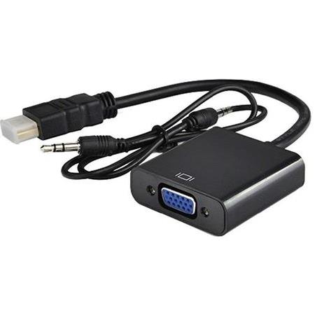 Alfais 4488 Hdmi To Vga Ses Destekli Monitör Dönüştürücü Kablo Çevirici Adaptör