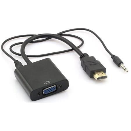 Alfais 4488 Hdmi To Vga Ses Destekli Monitör Dönüştürücü Kablo Çevirici Adaptör