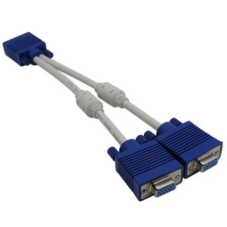 Alfais 4567 Vga Y Kablo Çoklayıcı Switch Splitter Kablosu Çoklu Monitör Tv