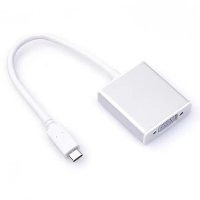 Alfais 4694 Usb 3.1 Type C To Vga Adaptör Çevirici Dönüştürücü Macbook