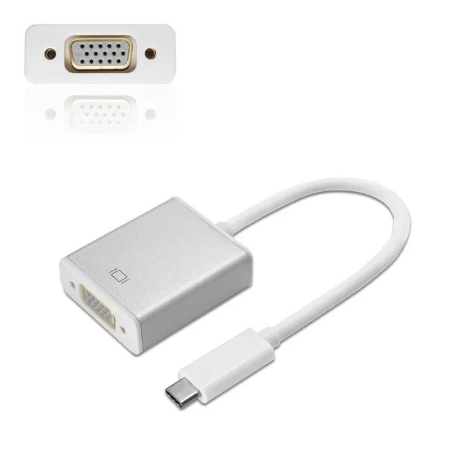 Alfais 4694 Usb 3.1 Type C To Vga Adaptör Çevirici Dönüştürücü Macbook
