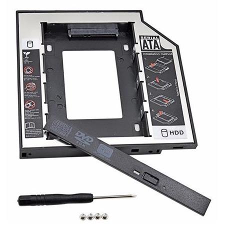 Alfais 4749 Ultra Slim 9.00mm Sata Hdd Harddisk Ssd Caddy Kızak