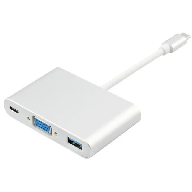 Alfais 4961 Usb 3.1 Type C To Vga Usb 3.0 Çevirici Dönüştürücü Adaptör Kablosu