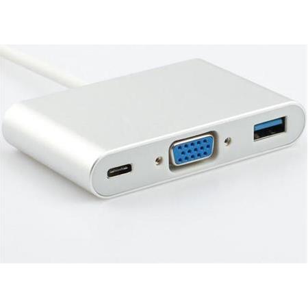 Alfais 4961 Usb 3.1 Type C To Vga Usb 3.0 Çevirici Dönüştürücü Adaptör Kablosu
