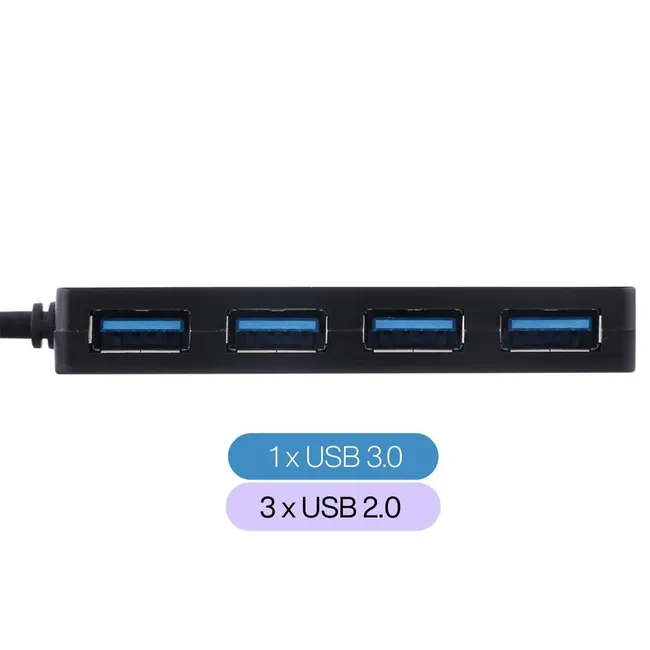 Alfais 4856 Type C Usb 3.1 4 Port USB 3.0 2.0 Hub Çoğaltıcı Çoklayıcı Dönüştürücü Switch