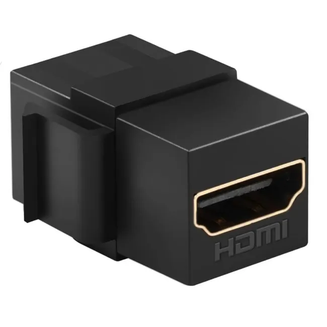 Alfais 6089 HDMI 2.0 Dişi To Dişi Keystone Jack Adaptör Çevirici Uzatma Dönüştürücü Ara Bağlantı