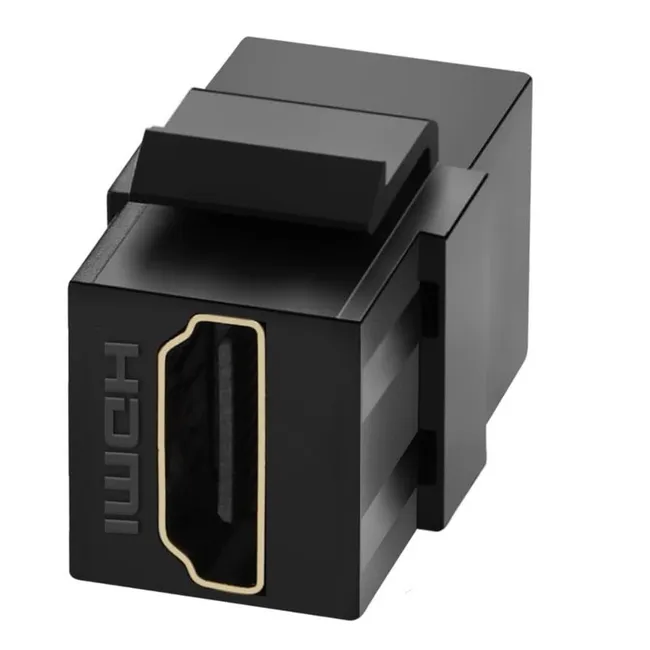 Alfais 6089 HDMI 2.0 Dişi To Dişi Keystone Jack Adaptör Çevirici Uzatma Dönüştürücü Ara Bağlantı