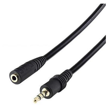 Alfais 4807 3.5 Mm Kulaklık Ekleme Uzatma Kablosu Dişi Erkek 10 Metre