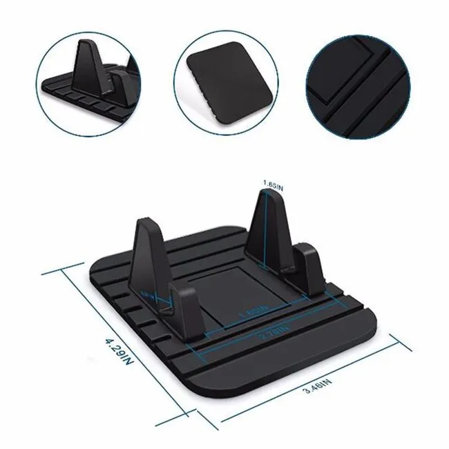 Alfais 5052 Universal Araç Içi Gps Telefon Tutucu Silikon Kaymaz Stand