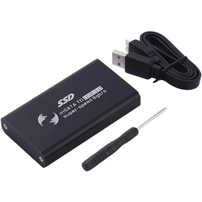 Alfais 5053 Mini Pci-e mSATA To Usb 3.0 Ssd Harddisk Kutusu