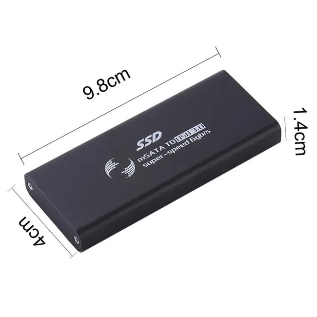 Alfais 5053 Mini Pci-e mSATA To Usb 3.0 Ssd Harddisk Kutusu