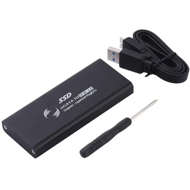 Alfais 5053 Mini Pci-e mSATA To Usb 3.0 Ssd Harddisk Kutusu