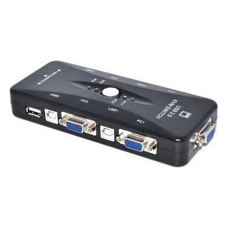 Alfais 4210 4 Port USB to KVM Switch Çoklayıcı Kasa Çoğaltıcı